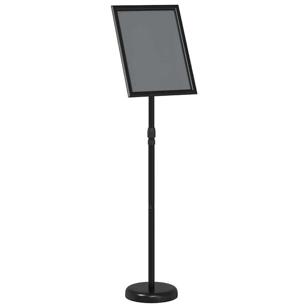 vidaXL Trade Show Displays Black 30 x 25 x 128 cm Aluminum