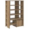 vidaXL Shoe Cabinet with Shelf 2 pcs Artisan Oak Engineered Wood