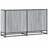 vidaXL Sideboard Grey Sonoma 134x35x76 cm Engineered Wood