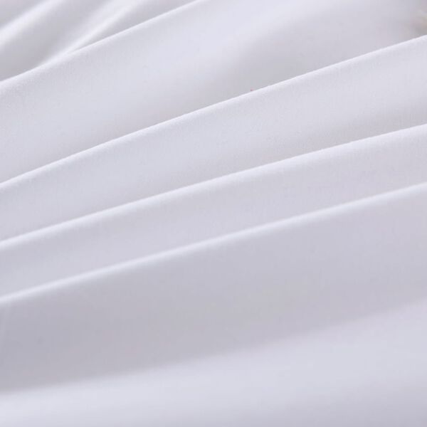 vidaXL Duvet Cover Set White 200x220/60x70 cm
