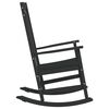 vidaXL Rocking Chair Black 65 x 84 x 114 cm Polyethylene