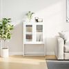vidaXL Highboard White 68x39x107 cm Steel