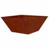 vidaXL Garden Planter Rusty 35 x 35 x 15 cm Weathering Steel
