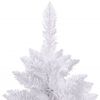 vidaXL Artificial Hinged Christmas Tree with Stand White 210 cm