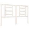 vidaXL Bed Headboard White 146x4x100 cm Solid Wood Pine