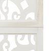 vidaXL Room Divider 5 Panels White Solid Wood Paulownia