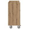 vidaXL Golf Cabinet with Wheel Plain Artisan Oak 90 x 45 x 98 cm