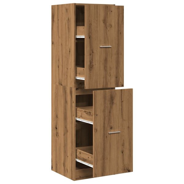 vidaXL Apothecary Cabinet&nbsp;Artisian Oak 40x41x144.5 cm Engineered Wood