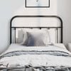 vidaXL Metal Replace Headboard Black 100 cm