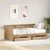 vidaXL Daybed with Headboard Artisan Oak 75 x 190 cm Engineered Wood