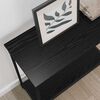 vidaXL Console Table Black oak 75 x 30.5 x 75 cm Engineered wood