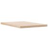 vidaXL Floor Bed Frame Natural 223.5 x 144 x 9 cm Solid Pine Wood