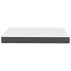 vidaXL Bed Mattress with Mattress Grey 120 x 190 cm Fabric