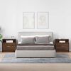 vidaXL Bedside Cabinets with Drawer 2 pcs Brown Oak 51x31x47 cm