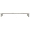 vidaXL Monitor Stand Concrete Grey 110x23.5x9 cm Engineered Wood