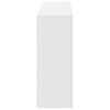 vidaXL Console Table Striped White 155 x 29 x 74 cm Engineered Wood