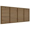 vidaXL Wall Headboard Honey Brown 206x3x91.5 cm Solid Wood Pine
