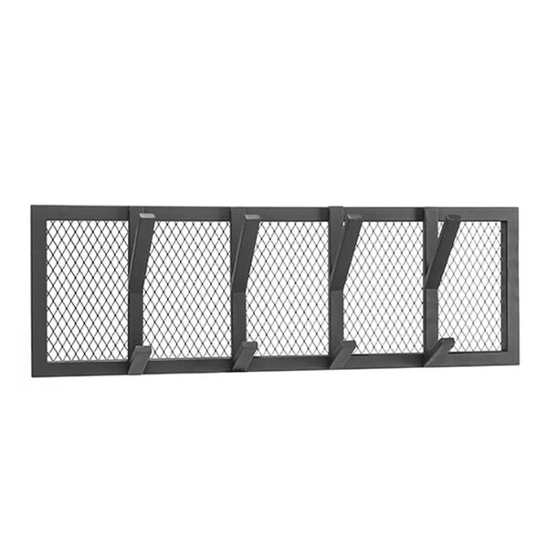 LABEL51 Coat Rack Gruff 70x9x22 cm M Black