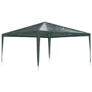 vidaXL Party Tent | Green | Polyethylene | 4x4 m | Portable | Party Tent