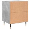 vidaXL Bedside Cabinets 2 pcs Concrete Grey 40x35x50 cm Engineered Wood