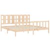 vidaXL Bed Frame without Mattress Solid Wood Pine
