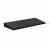vidaXL Rubber Kerb Ramp 2 pcs Black 50x20x1-4.3 cm