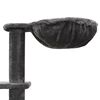 vidaXL Cat Tree with Sisal Scratching Posts Dark Grey 191 cm