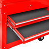 vidaXL Tool Trolley Red 70.5 x 37 x 71 cm Steel