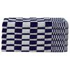vidaXL 20 Piece Towel Set Blue and White Cotton