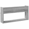 vidaXL Magazine Rack 2 pcs Grey Sonoma 60 x 12 x 30 cm Engineered Wood