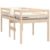 vidaXL High Sleeper Bed without Mattress 90x200 cm Solid Wood Pine