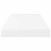 vidaXL Floating Wall Shelf High Gloss White 50x23x3.8 cm MDF