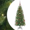 vidaXL Artificial Christmas Tree Green 150 cm PE and PVC