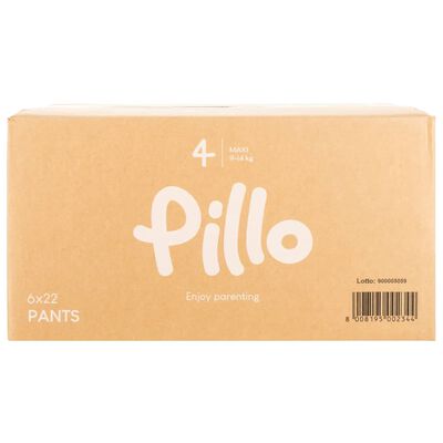 Pillo Nappy Pants 132 pcs Size 4 (9-14 kg)