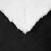 vidaXL Throw Blanket Black 240 x 270 cm Fleece