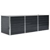 vidaXL Raised Bed | Anthracite | Galvanised steel | Large | Durable