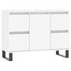 vidaXL Bathroom Cabinet White 80x33x60 cm Engineered Wood
