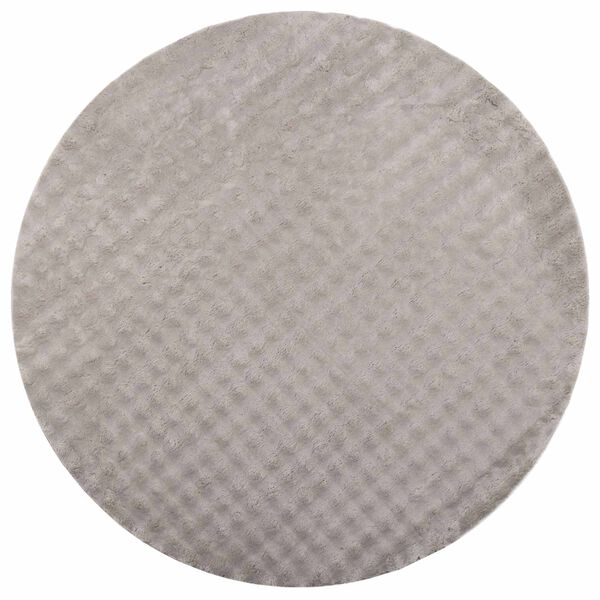 vidaXL Area Rugs Round HUARTE Sand &Oslash; 120 CM Polyester