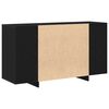 vidaXL Sideboard Black Oak 135 x 41 x 75 cm Engineered Wood