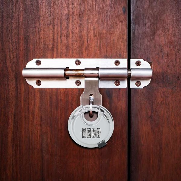 vidaXL Discus Locks with Keys 6 pcs Silver 7 x 2.3 x 7 cm