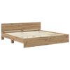 vidaXL Bed Frame Artisan Oak 180 x 200 cm Engineered Wood