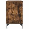 vidaXL Bedside Cabinet Smoked oak 49 x 36 x 61 cm Engineered wood