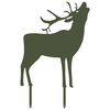 vidaXL Garden Stake 46 x 30 cm Steel Olive Green