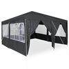 vidaXL Party Tent Anthracite and White 400 x 400 x 266 cm