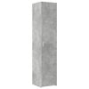 vidaXL Highboard Concrete Grey 40x42.5x185 cm Engineered Wood