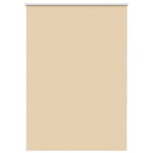 vidaXL Roller Blind Blackout Beige 105x175 cm Fabric Width 100.7 cm Polyester
