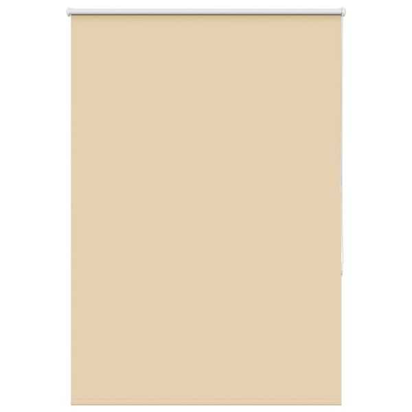vidaXL Roller Blind Blackout Beige 105x175 cm Fabric Width 100.7 cm Polyester