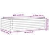 vidaXL Garden Planter 90x60x26.5 cm Solid Wood Douglas