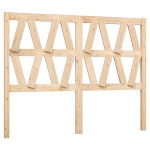 vidaXL Bed Headboard 126x4x100 cm Solid Wood Pine