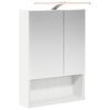 vidaXL Bathroom Mirror Cabinet White 50 x 14.5 x 70 cm Engineered wood